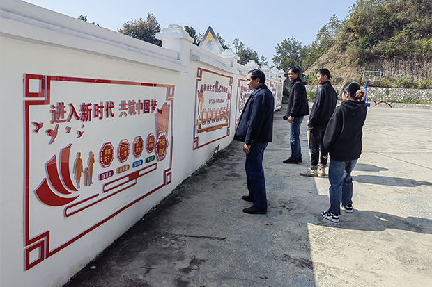 遵义烟厂助力晴隆对口帮扶村建强乡村党建宣传阵地